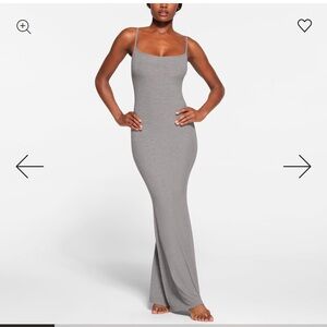 Skims Long Slip Dress